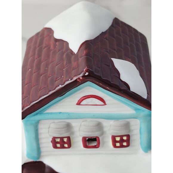 Watkins Christmas Village General Store Lighted House 5 3/4" Ceramic 1992 Vtg - Picture 10 of 15